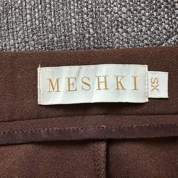 Meshki zendaya high waisted flare pants - chocolate (XS) - Picture 4 of 5